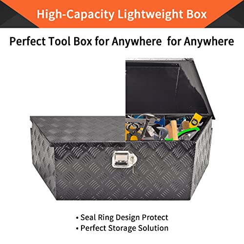 39 Inch Aluminum Trailer Tongue Tool Box 5 Bar Tread Wide Utility