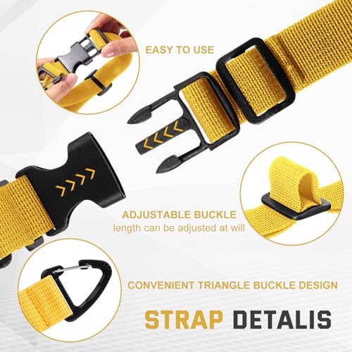 12 Pack Adjustable Extension Cord Holder Straps (12 Count)