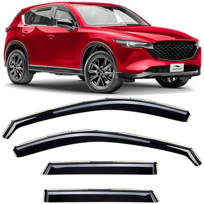 in Channel Extra Durable Rain Guards for Mazda CX