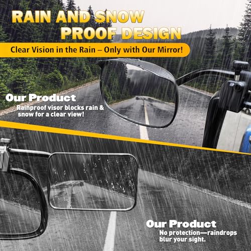 Universal Clip on Towing Mirrors Extensions for Towing