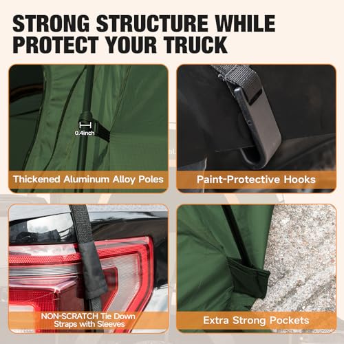 Truck Bed Tent 5.5' ~ 5.8'