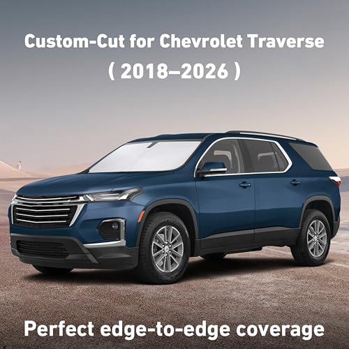 Windshield Sunshade Compatible for Chevrolet Traverse 2018