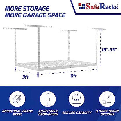 3x6 Overhead Garage Storage Rack