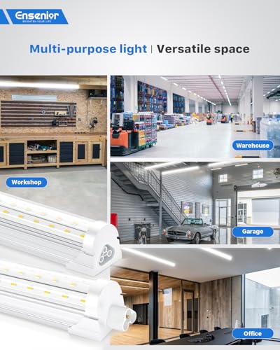 8FT LED Shop Lights (4 Count)
