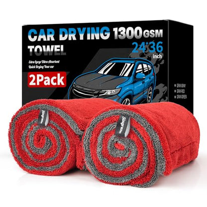 2 Pack XL Car Drying Towel (2 Count)