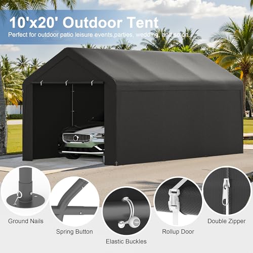 Carport 10x20 Heavy Duty Portable Garage w