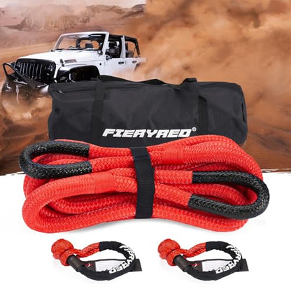 Kinetic Recovery Rope Kit with 2 Soft Shackles (30 Foot)