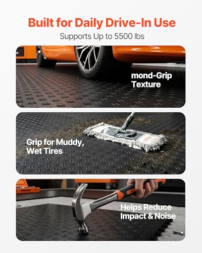 Garage Floor Tiles 12 x 12 x 0.53 inch