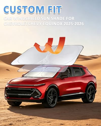 Sun Shade for Chevy Chevrolet Equinox 2025 2026 Windshield Sunshade