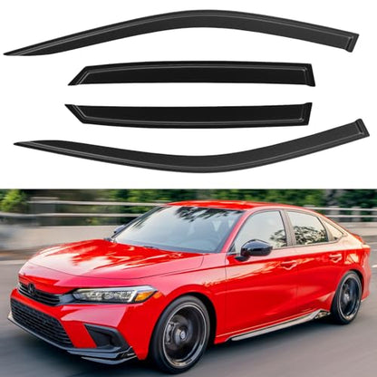 Window Visors Rain Guards for 2022 2023 2024 2025 2026 Honda Civic Sedan