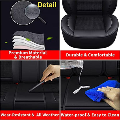 Seat Covers Fit for Subaru Crosstrek 2016 (5 Count)