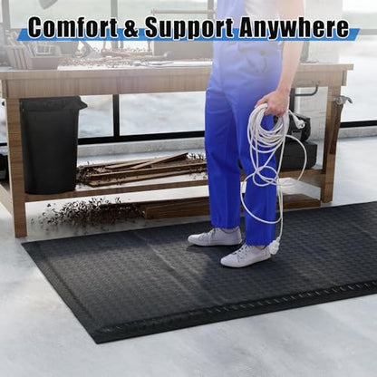 3' x 7' Anti Fatigue Mats Industrial Extra Thick 15