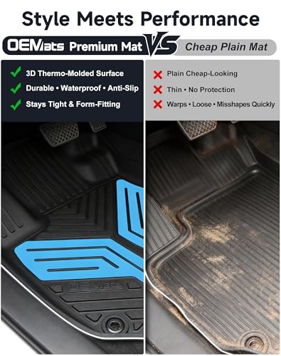 Premium Color TPE Floor Mats Custom Fit for Honda CR