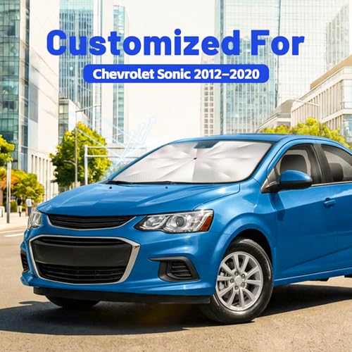 Car Windshield Sun Shade Umbrella for Chevrolet Sonic 2012