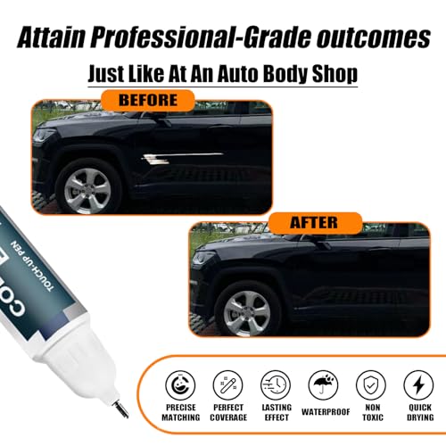 PXJ KXJ Diamond Black Crystal Pearl Touch Up Paint for Jeep