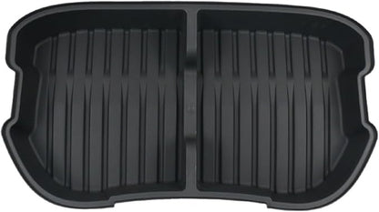 Compatible For Tesla Model 3 2024 Double-Layer Rear Front Trunk Storage Box Frunk Organizer Cargo Protective Tray Car Accessories(Front Single Layer)