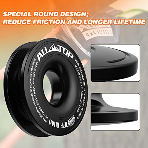 Recovery Ring 66000 LBS Winch Snatch Towing Ring