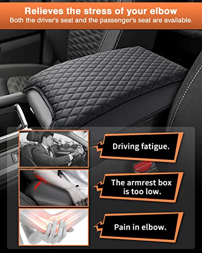 Custom Fit for Center Console Cover Nissan Pathfinder 2025 2024 2023 2022 2026 Armrest Cushion Pad Cover PU Leather Pathfinder Accessories Anti