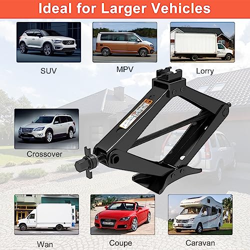 Scissor Jack Portable Car Jack Kit 6614 lbs