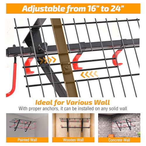 Wall Mounted Ski and Snowboard Storage Rack