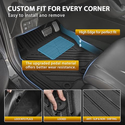 Floor Mats Truck Bed Mat for Nissan Frontier 2022