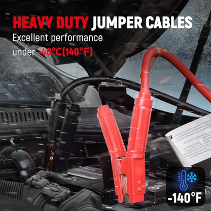 Extra Long Heavy Duty Quick Connect Jumper Cables