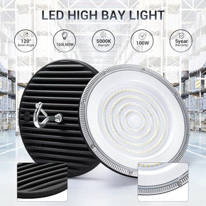 100W UFO Led High Bay Light (6 Count)