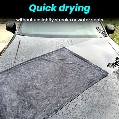 2 Pack 1300 GSM Car Drying Towel (2 Count)