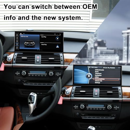 12.3" Ultra Thin Linux Screen for BMW X5 X6 E70 E71 CIC