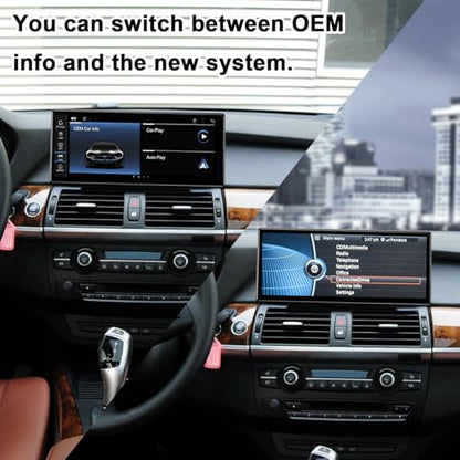12.3" Ultra Thin Linux Screen for BMW X5 X6 E70 E71 CIC