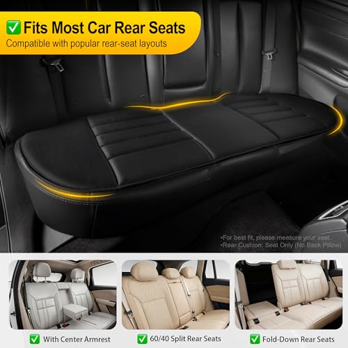 3 Piece Memory Foam Car Seat Cushion Set for Driving Comfort (3 Count)