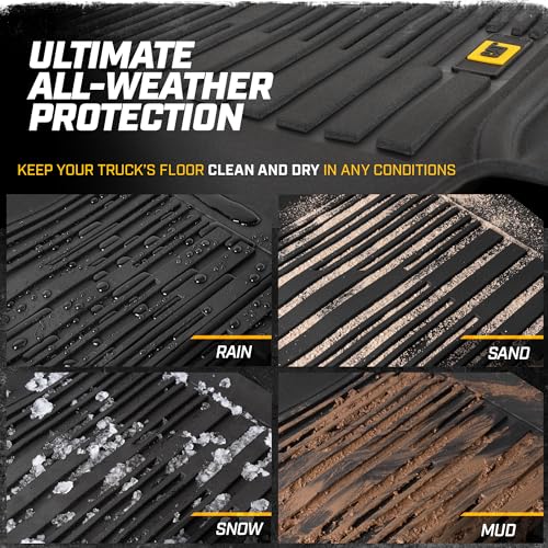 JustFit™ 3D Custom Fit Floor Mats for Dodge Ram 1500 Crew Cab 2009