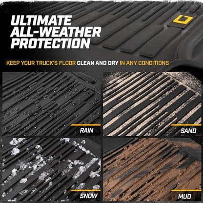 JustFit™ 3D Custom Fit Floor Mats for Dodge Ram 1500 Crew Cab 2009
