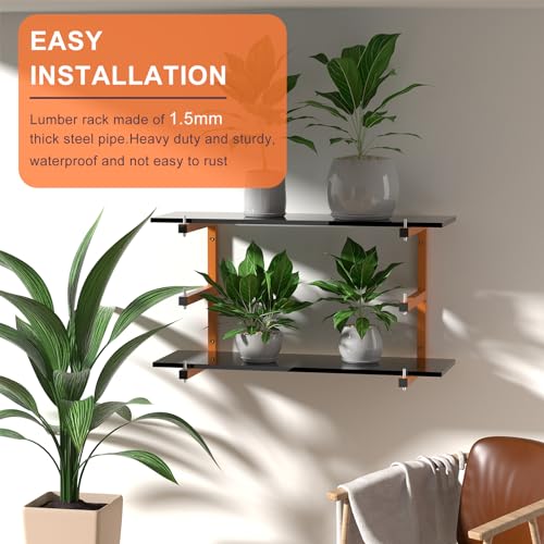 4 PACK Lumber Rack Wall (4 Count)