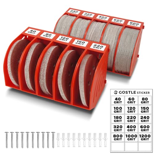 5 Inch Professional Sanding Discs Storage Bins (10 Count)