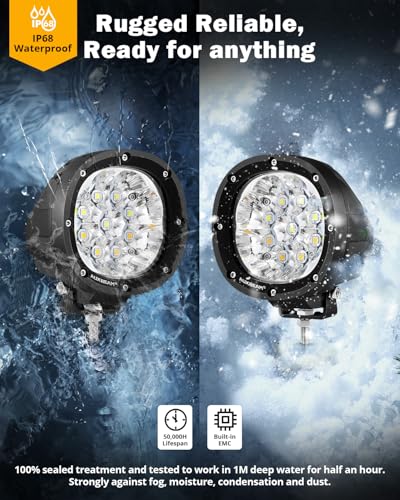 P4 Series Round LED Pods 4 (2 Count)