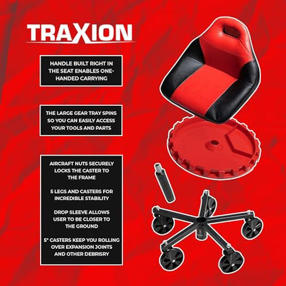 2 700 ProGear Mobile Rolling Gear Seat W