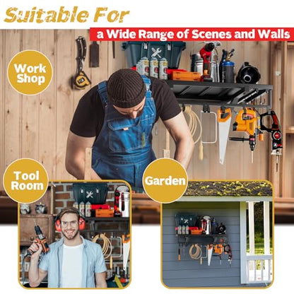 2pcs Garage Wall Shelving