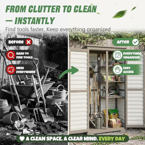 Outdoor Storage Cabinet Store More in Less Space
