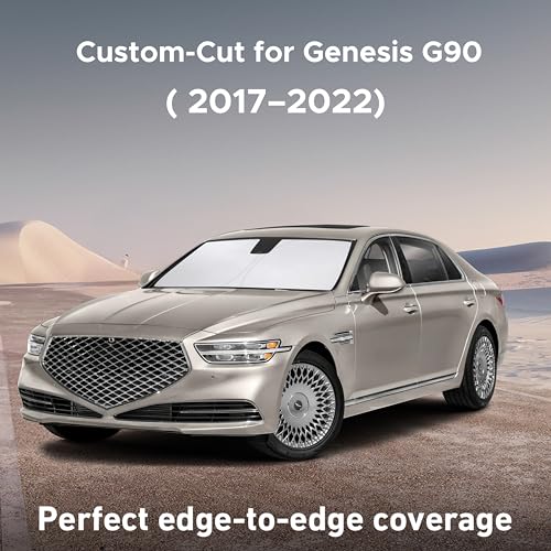 Windshield Sunshade Compatible for Genesis G90 2017