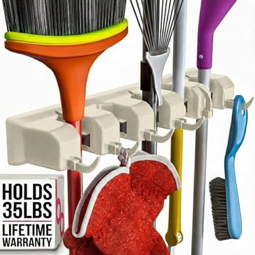 Broom Holder Wall Mount