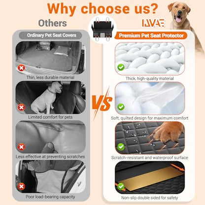 Dog Seat Cover for Back Seat