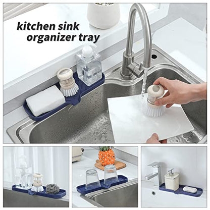 Silicone Soap Dish with Drain Spout