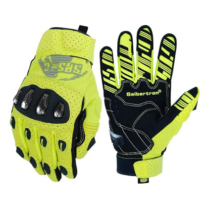 SPS 2 Plus Unisex Touchscreen Road Racing Motorcycle MTB Sports Gloves Also fit BMX MX ATV Mountain Bike Bicycle Cycling Off