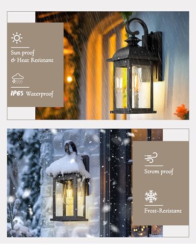 Dusk to Dawn Outdoor Wall Sconce