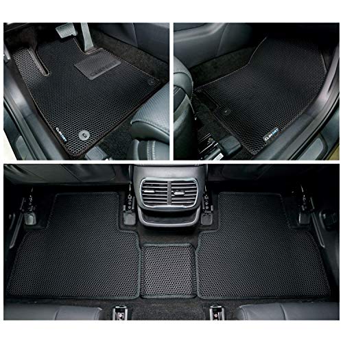 All Weather Car Floor Mats Compatible with Hyundai Santa Fe 2019