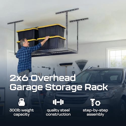 MonsterRax 2x6 Overhead Garage Storage Rack