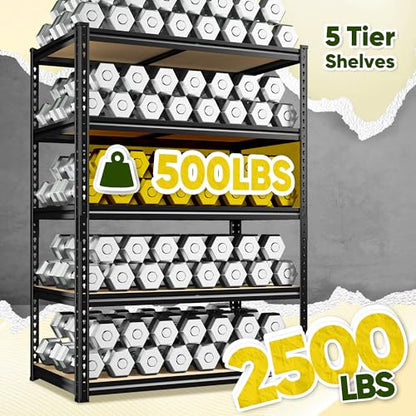 72" H Garage Shelving for Garage (5 Count)