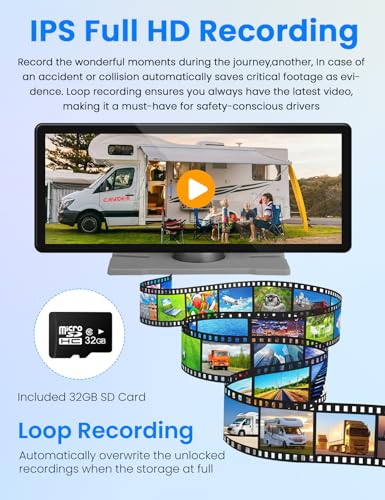 Wireless reversing Camera System FHD 1080P 10.36