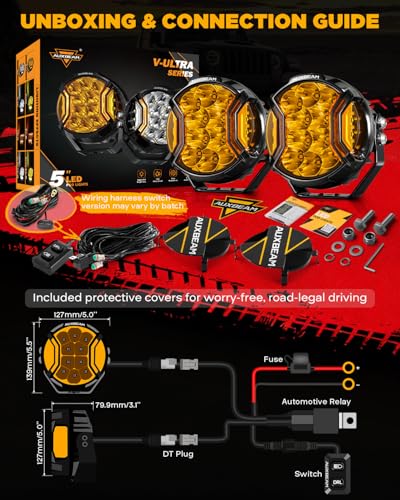 V Ultra Series 5" 172W Amber Off